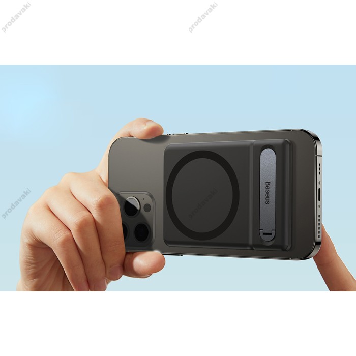 Підставка Baseus для iPhone Foldable Magnetic Bracket (LUXZ010001) Black