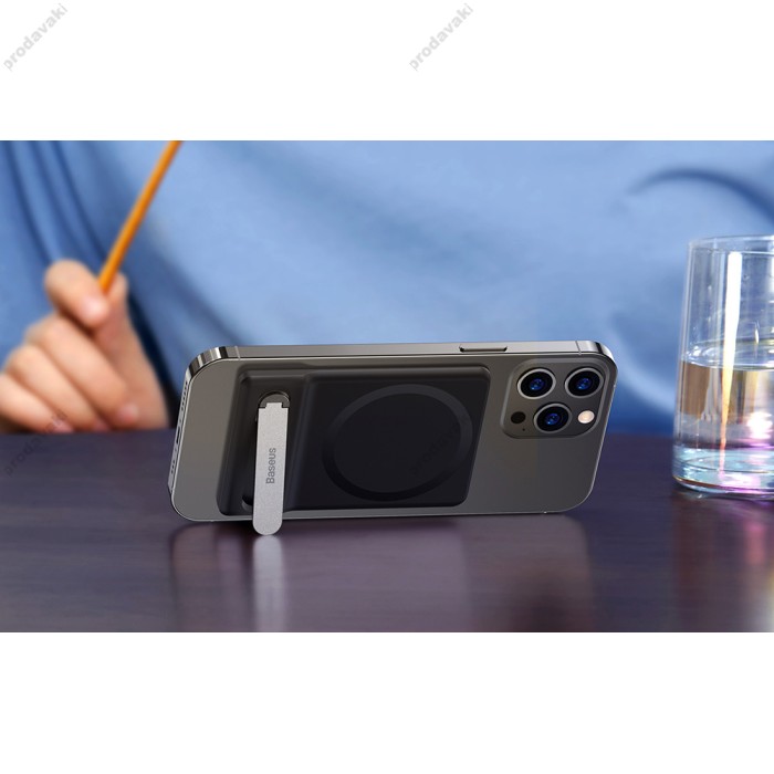 Підставка Baseus для iPhone Foldable Magnetic Bracket (LUXZ010001) Black
