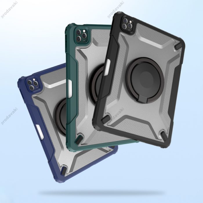 Чохол WiWU Mecha Rotative Stand Case for iPad 10.2'' (2019 / 2020 / 2021) Black