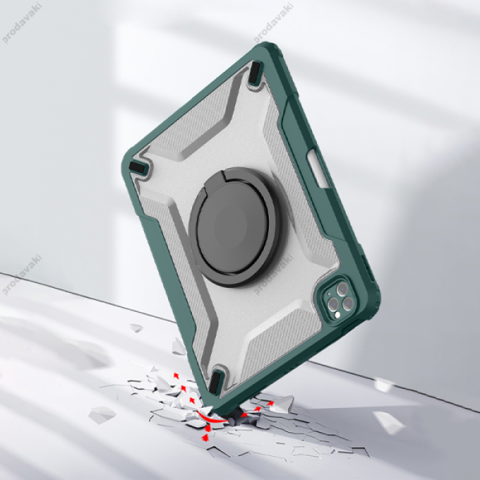 Чохол WiWU Mecha Rotative Stand Case for iPad Air 4 / iPad Air 5 10.9 2020 / 2022 Green