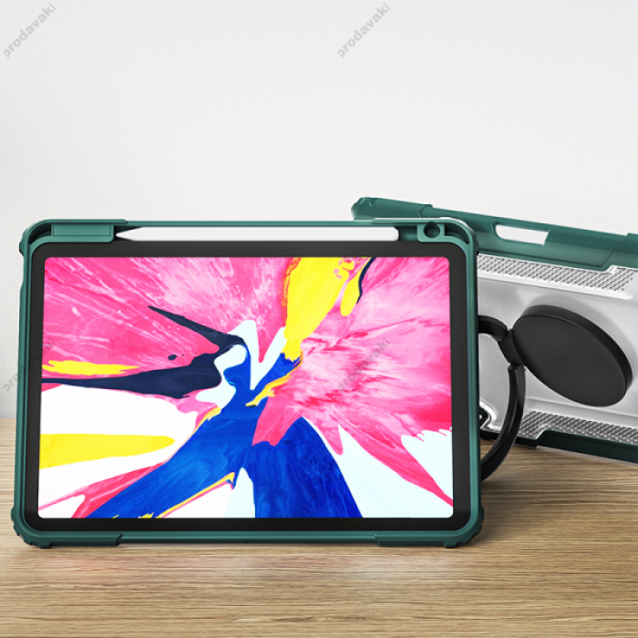 Чохол WiWU Mecha Rotative Stand Case for iPad Air 4 / iPad Air 5 10.9 2020 / 2022 Green
