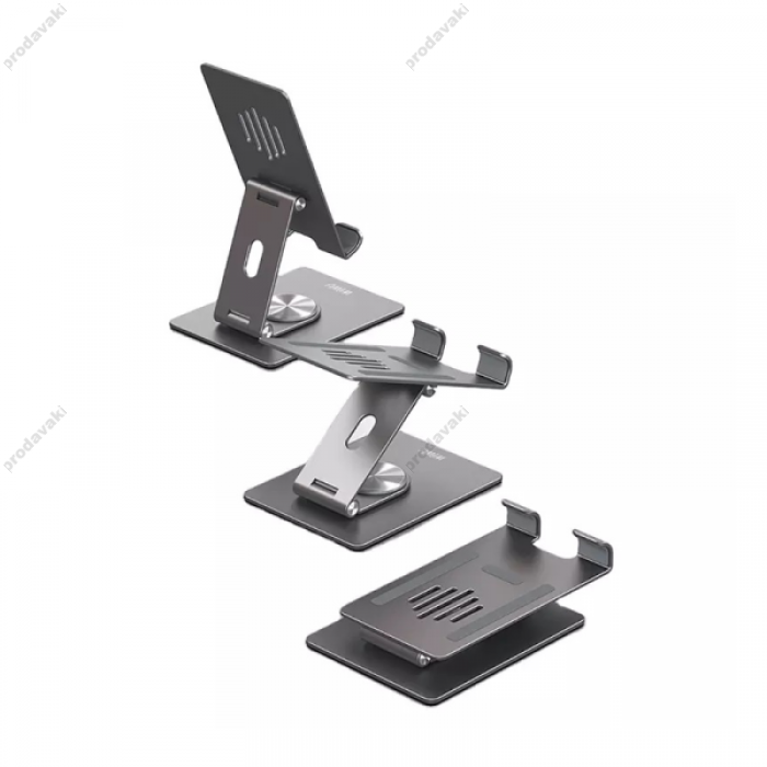 Підставка для телефонів та планшетів WiWU Desktop Rotation Stand For Tablet up to 12.9 inch (ZM106) Spase Grey