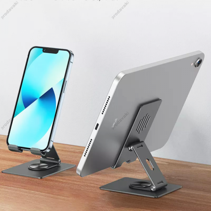 Підставка для телефонів та планшетів WiWU Desktop Rotation Stand For Tablet up to 12.9 inch (ZM106) Spase Grey