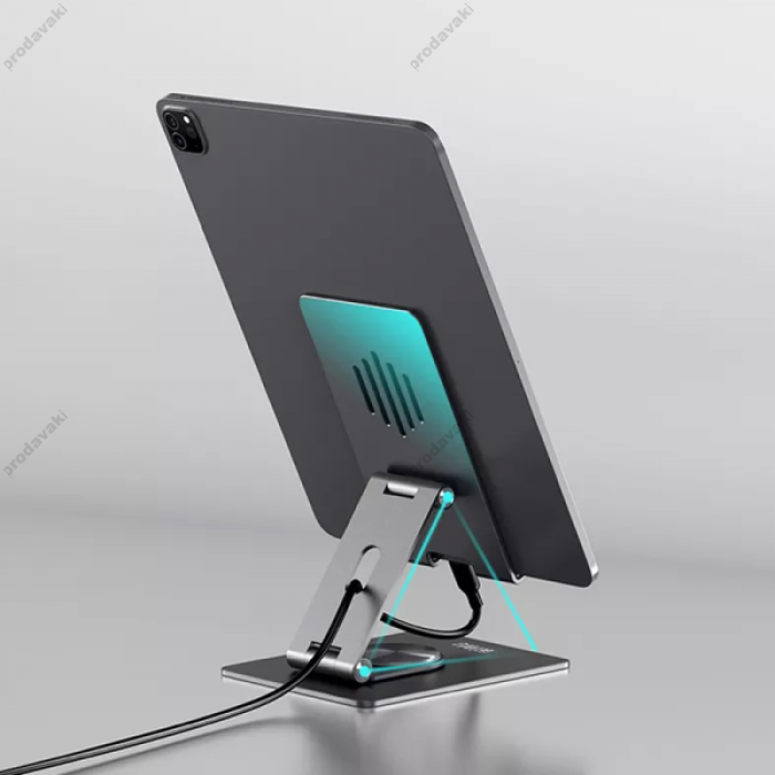 Підставка для телефонів та планшетів WiWU Desktop Rotation Stand For Tablet up to 12.9 inch (ZM106) Spase Grey