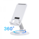Підставка для телефонів WiWU Desktoop Rotation 360 Stand (ZM109) White