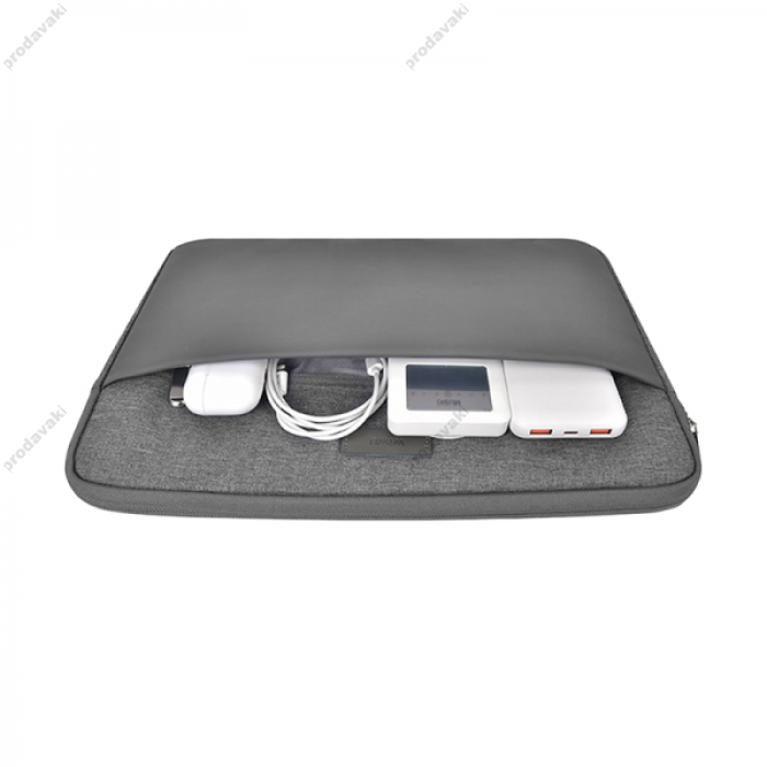 Чохол-папка WIWU Minimalist Laptop Sleeve для MacBook ноутбука планшета 13"-14.2" Grey