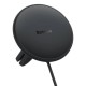 Автомобільний тримач із бездротовою зарядкою Baseus CW01 Magnetic Wireless Charging 15W (+АЗУ Type-c 25W) Black SUCX040101