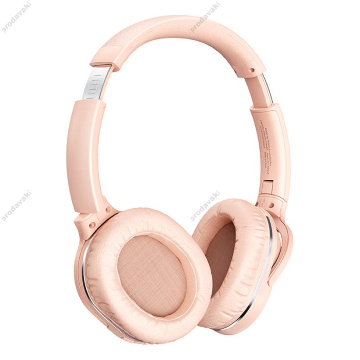 Бездротові навушники Bluetooth BASEUS D02 Pro Encok Wireless headphone BT5.0, AUX Pink (NGTD010304)