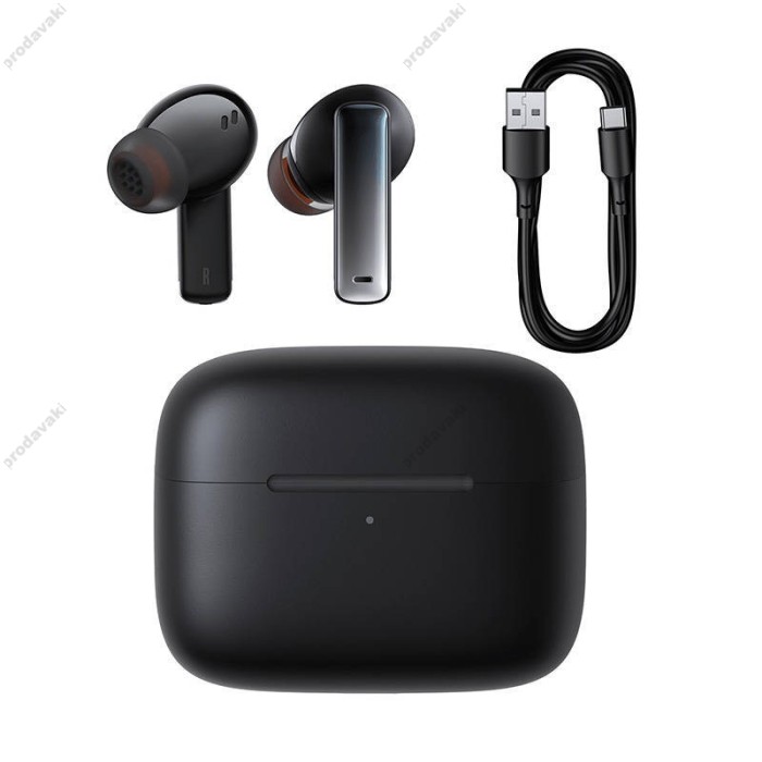 Бездротові Bluetooth навушники Baseus Bowie M2 True Wireless Earphones BT 5.2 Black NGTW140001