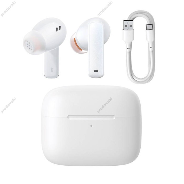 Бездротові Bluetooth навушники Baseus Bowie M2 True Wireless Earphones BT 5.2 White NGTW140002