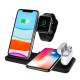 Зарядний пристрій 4 IN1 (2 iPhone, iWatch, AirPods) 15W FAST White