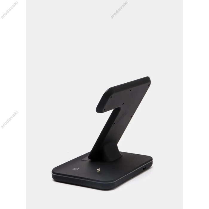 Бездротова зарядка стенд smart 3in1 fast 15w (phone+apple watch+airpods)