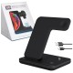 Бездротова зарядка стенд smart 3in1 fast 15w (phone+apple watch+airpods)