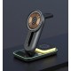 Бездротова зарядка Smart 3 IN1 A8 MAGSAFE (iPhone, iWatch, AirPods) 15W FAST Black