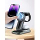 Бездротова зарядка Smart 3 IN1 A8 MAGSAFE (iPhone, iWatch, AirPods) 15W FAST Black