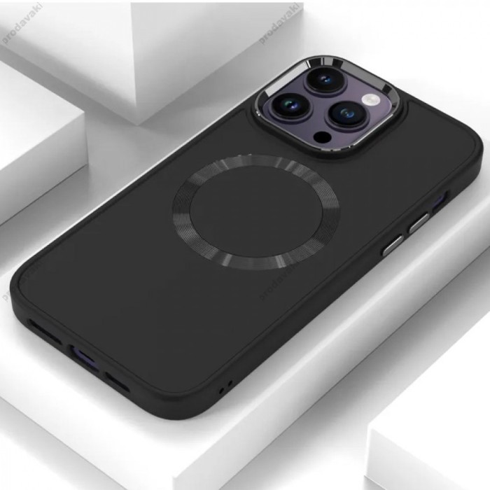 Чохол Metal Style Case with MagSafe iPhone 11 Black