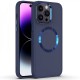 Чохол Metal Style Case with MagSafe iPhone 12 Navy Blue