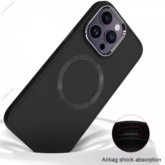 Чохол Metal Style Case with MagSafe iPhone 11 Black