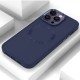 Чохол Metal Style Case with MagSafe iPhone 12 Navy Blue