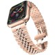 Ремінці Apple Watch Steel Band 5 Beats 38mm / 40mm / 41mm rose gold