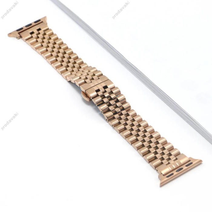 Ремінці Apple Watch Steel Band 5 Beats 38mm / 40mm / 41mm rose gold