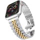 Ремінці Apple Watch Steel Band 5 Beats 42mm / 44mm / 45mm / 49mm silver-gold