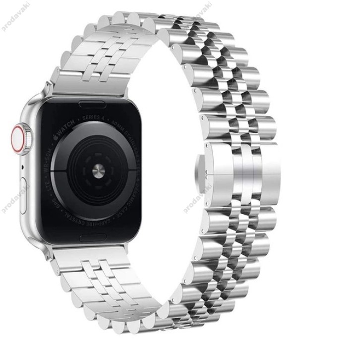 Ремінці Apple Watch Steel Band 5 Beats 38mm / 40mm / 41mm silver