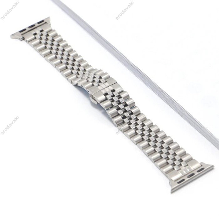 Ремінці Apple Watch Steel Band 5 Beats 38mm / 40mm / 41mm silver