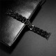 Ремінець Chanel Leather для Apple Watch 42mm / 44mm / 45mm Black / Black
