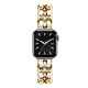 Ремінець Chanel Leather для Apple Watch 42mm / 44mm / 45mm Gold / White