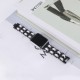 Ремінець Chanel Leather для Apple Watch 42mm / 44mm / 45mm Black / White