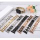 Ремінець Chanel Leather для Apple Watch 38mm / 40mm / 41mm Silver / Black