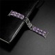 Ремінець Chanel Leather для Apple Watch 42mm / 44mm / 45mm Silver / purple