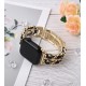 Ремінець Chanel Leather для Apple Watch 38mm / 40mm / 41mm Silver / Black