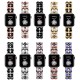 Ремінець Chanel Leather для Apple Watch 38mm / 40mm / 41mm Silver / Black