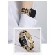 Ремінець Chanel Leather для Apple Watch 38mm / 40mm / 41mm Silver / Black