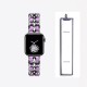 Ремінець Chanel Leather для Apple Watch 42mm / 44mm / 45mm Silver / purple