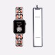 Ремінець Chanel Leather для Apple Watch 38mm / 40mm / 41mm Silver / Orange