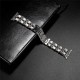 Ремінець Chanel Leather для Apple Watch 42mm / 44mm / 45mm Silver / Silver