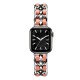 Ремінець Chanel Leather для Apple Watch 38mm / 40mm / 41mm Silver / Orange