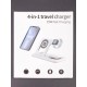Бездротова зарядка 4 IN1 Y36 (iPhone, iWatch, AirPods,Night light) 15W FAST Black