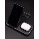 Бездротова зарядка 4 IN1 Y36 (iPhone, iWatch, AirPods,Night light) 15W FAST Black