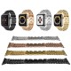 Ремінець Chanel New Metal для Apple Watch 42mm / 44mm / 45mm / 49mm Rose Gold
