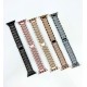 Ремінець 3-bead Diamond Metal Band для Apple Watch 42mm / 44mm / 45mm / 49mm Rose Gold