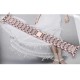 Ремінець 3-bead Diamond Metal Band для Apple Watch 38mm / 40mm / 41mm Pink