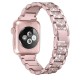 Ремінець 3-bead Diamond Metal Band для Apple Watch 38mm / 40mm / 41mm Pink