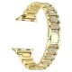 Ремінець 3-bead Diamond Metal Band для Apple Watch 42mm / 44mm / 45mm / 49mm Gold