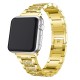 Ремінець 3-bead Diamond Metal Band для Apple Watch 42mm / 44mm / 45mm / 49mm Gold