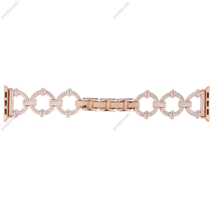 Ремінець Lady band rings для Apple Watch 38mm / 40mm / 41mm Gold