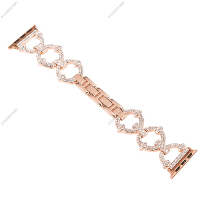 Ремінець Lady band rings для Apple Watch 38mm / 40mm / 41mm Gold